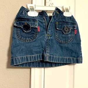 Toddler Girls Skirt - Denim - 2T